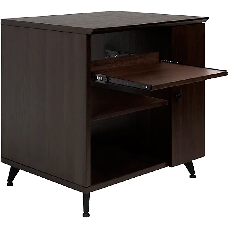 Gator GFW-ELITESIDECAR Elite Furniture Series Rolling Rack Sidecar Cabinet with Configurable Rack Space & Shelving