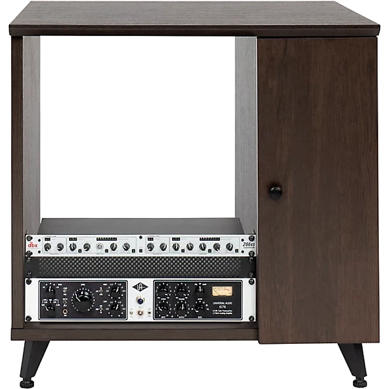 Gator GFW-ELITESIDECAR Elite Furniture Series Rolling Rack Sidecar Cabinet with Configurable Rack Space & Shelving
