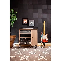 Gator GFW-ELITESIDECAR Elite Furniture Series Rolling Rack Sidecar Cabinet with Configurable Rack Space & Shelving