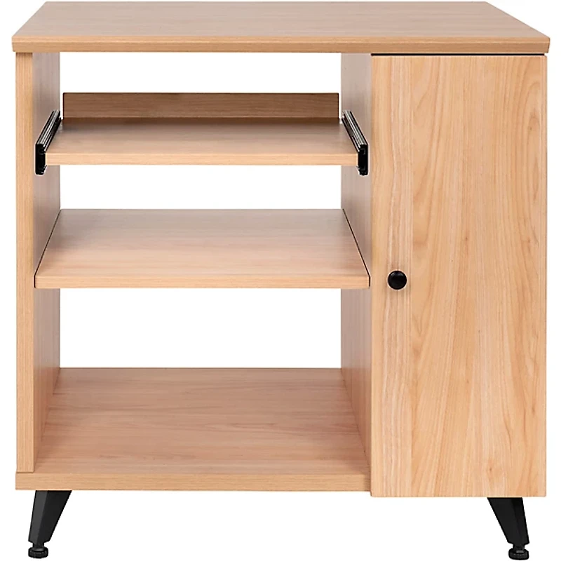 Gator GFW-ELITESIDECAR Elite Furniture Series Rolling Rack Sidecar Cabinet with Configurable Rack Space & Shelving