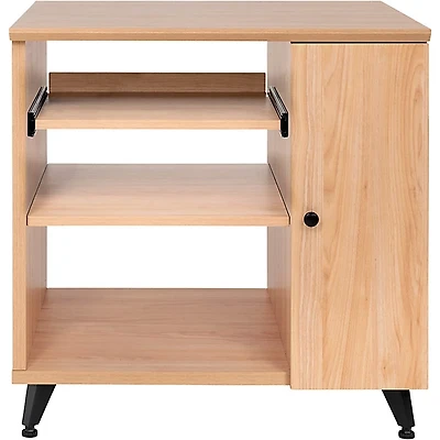 Gator GFW-ELITESIDECAR Elite Furniture Series Rolling Rack Sidecar Cabinet with Configurable Rack Space & Shelving