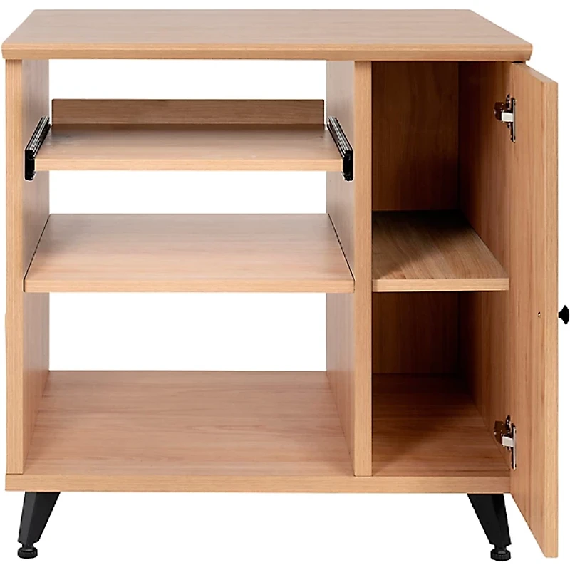 Gator GFW-ELITESIDECAR Elite Furniture Series Rolling Rack Sidecar Cabinet with Configurable Rack Space & Shelving