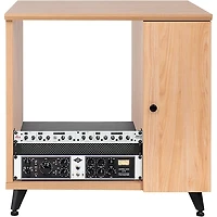 Gator GFW-ELITESIDECAR Elite Furniture Series Rolling Rack Sidecar Cabinet with Configurable Rack Space & Shelving