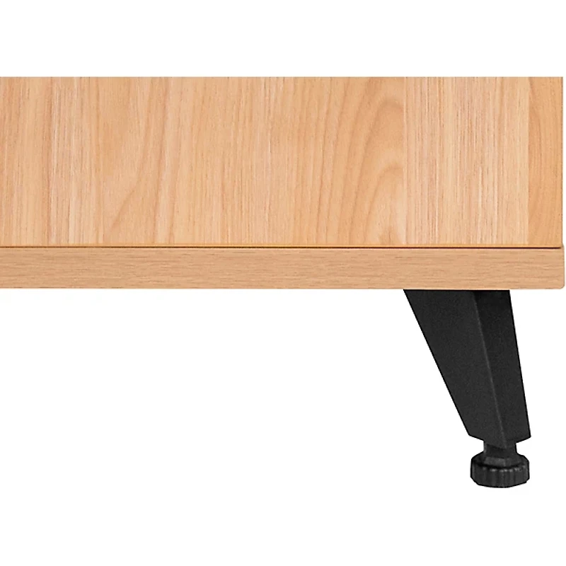 Gator GFW-ELITESIDECAR Elite Furniture Series Rolling Rack Sidecar Cabinet with Configurable Rack Space & Shelving