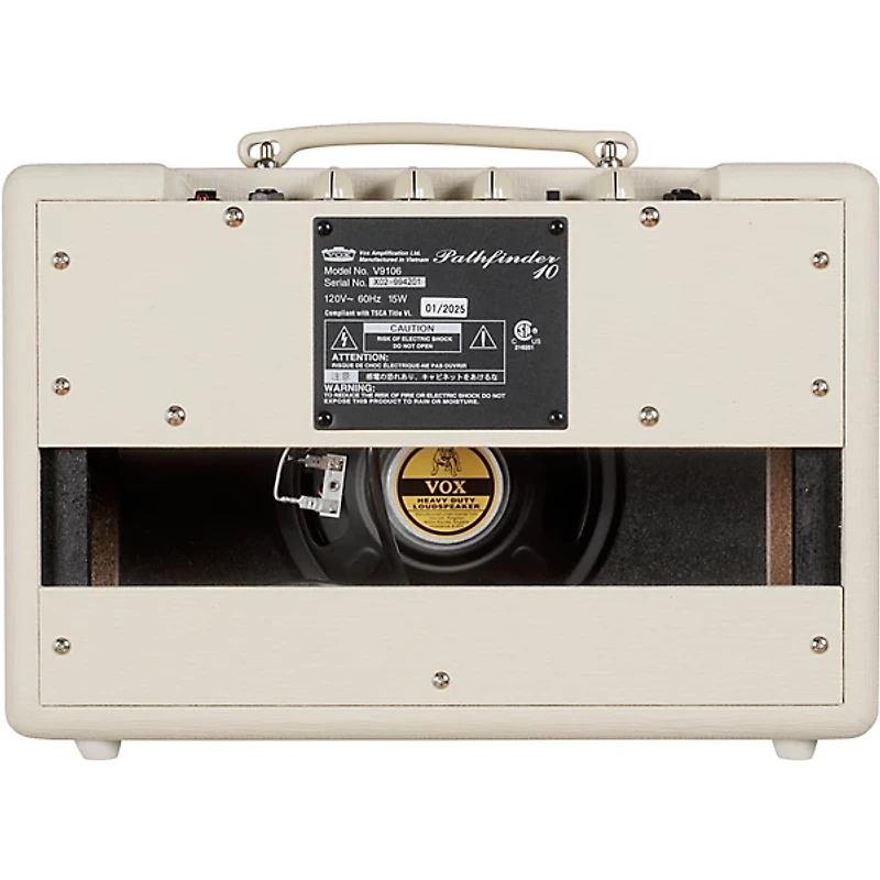 VOX Pathfinder 10 Limited-Edition Union Jack Guitar Combo Amp Cream