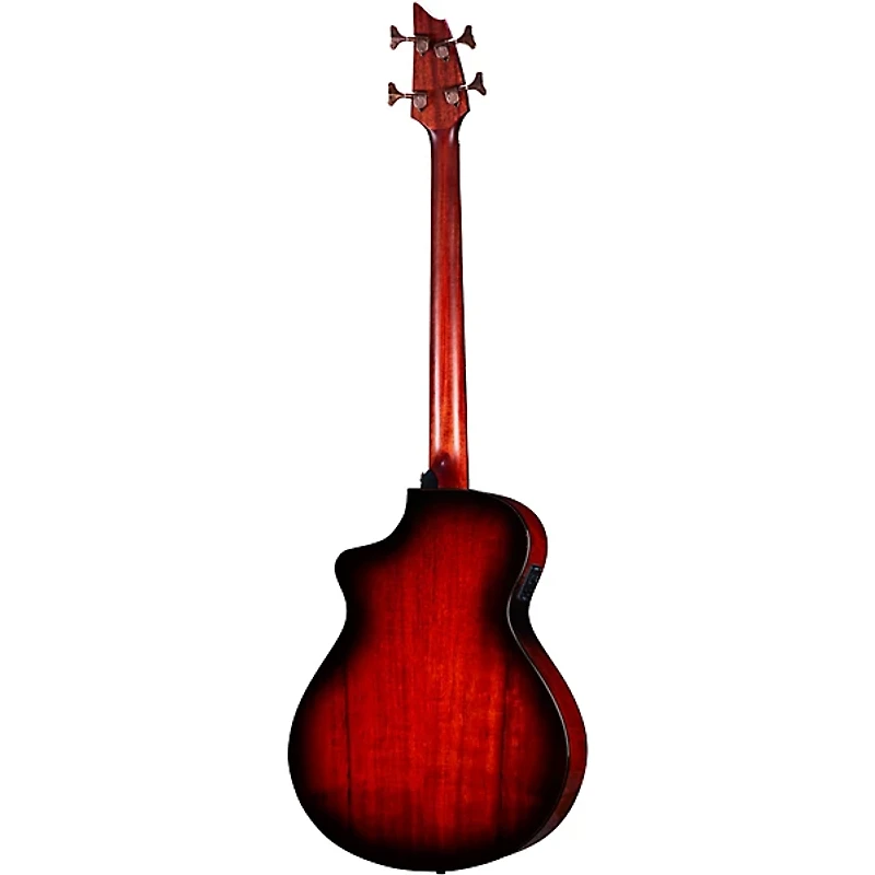 Breedlove Pursuit Exotic S Concert CE Myrtlewood Acoustic-Electric Bass Sunset Burst