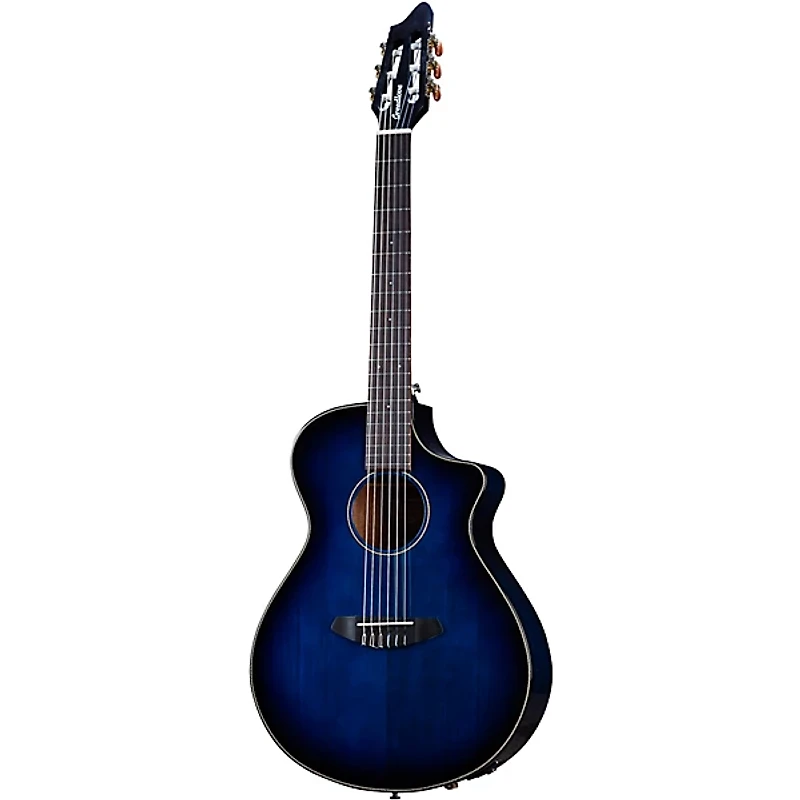 Breedlove Discovery S Concert Nylon CE European Spruce-African Mahogany Acoustic-Electric Guitar Twilight Burst