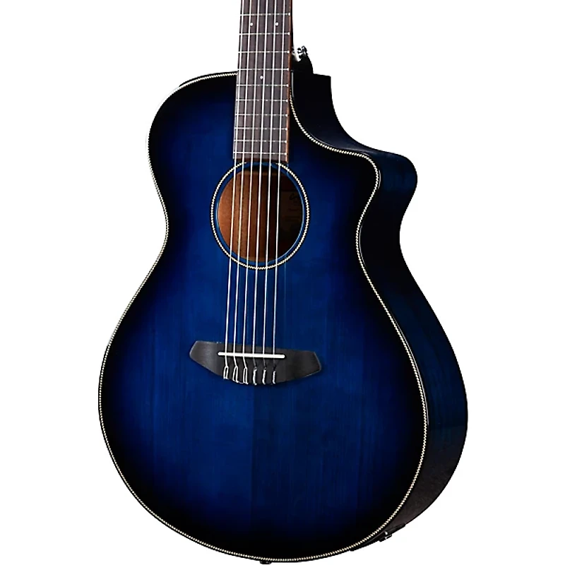 Breedlove Discovery S Concert Nylon CE European Spruce-African Mahogany Acoustic-Electric Guitar Twilight Burst