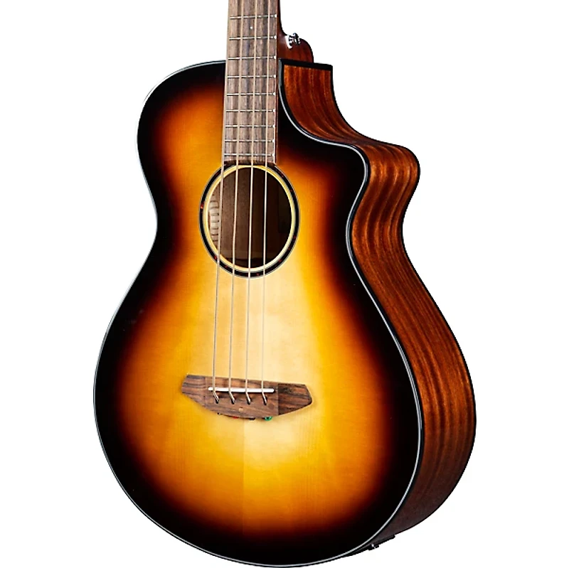 Breedlove Discovery S Concert CE European Spruce-African Mahogany Acoustic-Electric Bass Edge Burst
