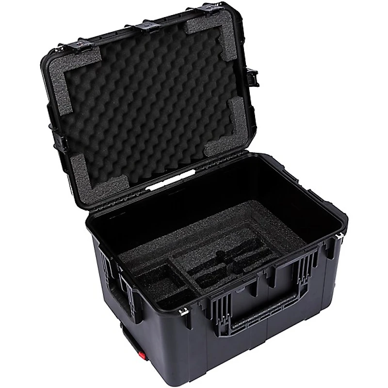 SKB 3i-231714WMC iSeries Injection Molded for 4 Wireless Mircophones with 4U Fly Rack with Wheels