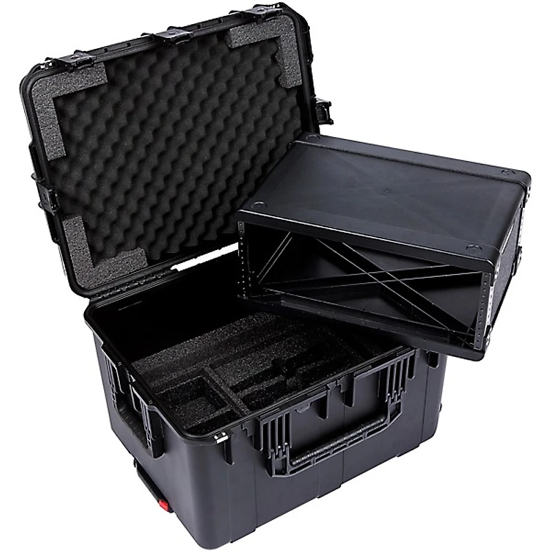 SKB 3i-231714WMC iSeries Injection Molded for 4 Wireless Mircophones with 4U Fly Rack with Wheels
