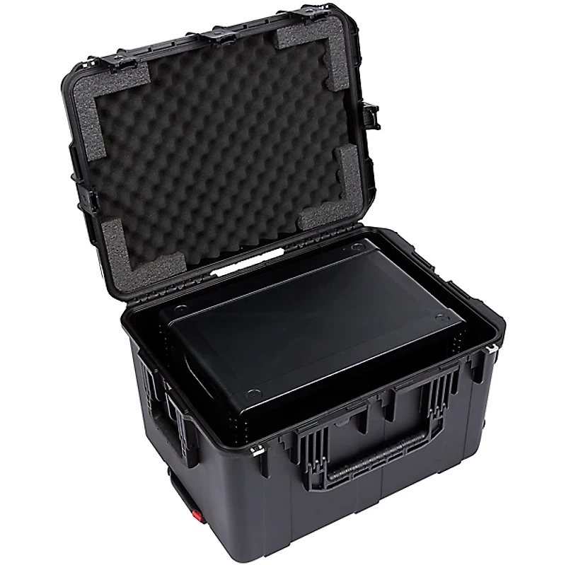 SKB 3i-231714WMC iSeries Injection Molded for 4 Wireless Mircophones with 4U Fly Rack with Wheels
