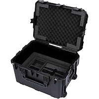 SKB 3i-231714WMC iSeries Injection Molded for 4 Wireless Mircophones with 4U Fly Rack with Wheels