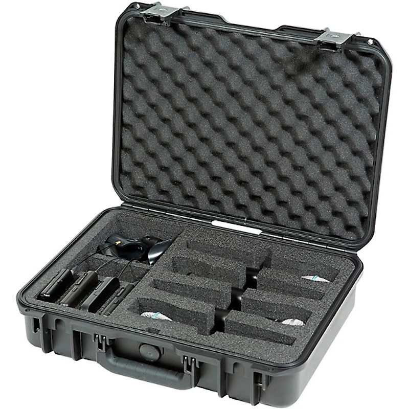 SKB 3i-1813-5WMC iSeries Injection Molded Case for 4 Wireless Microphone Systems