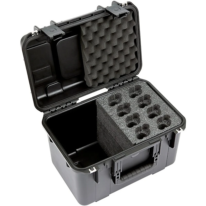 SKB 3i-1610-MC8 iSeries Case for 8 Microphones with Storage Compartment