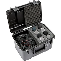 SKB 3i-1610-MC8 iSeries Case for 8 Microphones with Storage Compartment