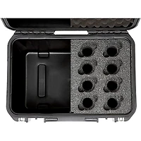SKB 3i-1610-MC8 iSeries Case for 8 Microphones with Storage Compartment