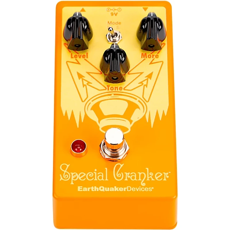EarthQuaker Devices Special Cranker Overdrive Effects Pedal Orange and Yellow