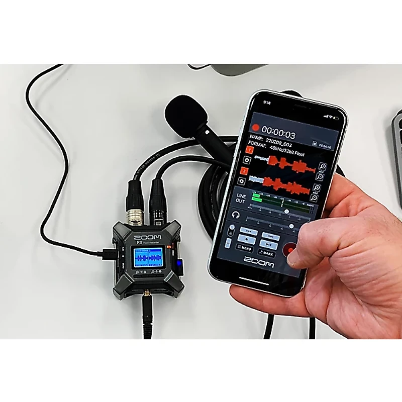 Zoom F3 MultiTrack Field Recorder