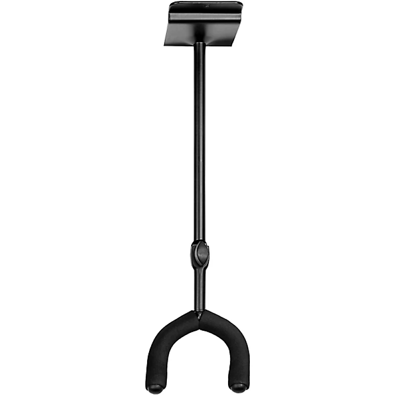 Levy's LVY-SLATSTRIPHNGR5-BLK Wall-Mounted 5-Space Slatwall Guitar Hanger in Black
