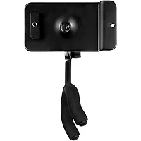 Levy's LVY-SLATSTRIPHNGR5-BLK Wall-Mounted 5-Space Slatwall Guitar Hanger in Black