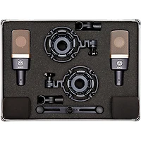 AKG C314 Multi-Pattern Large-Diaphragm Condenser Microphone - Matched Stereo Pair Black