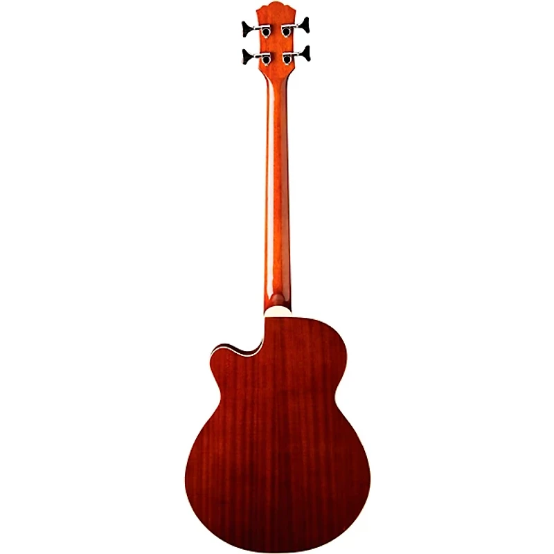 Washburn AB5 Cutaway Acoustic Electric Bass Guitar Natural