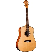 Washburn D7S Harvest Dreadnought Acoustic Guitar Natural
