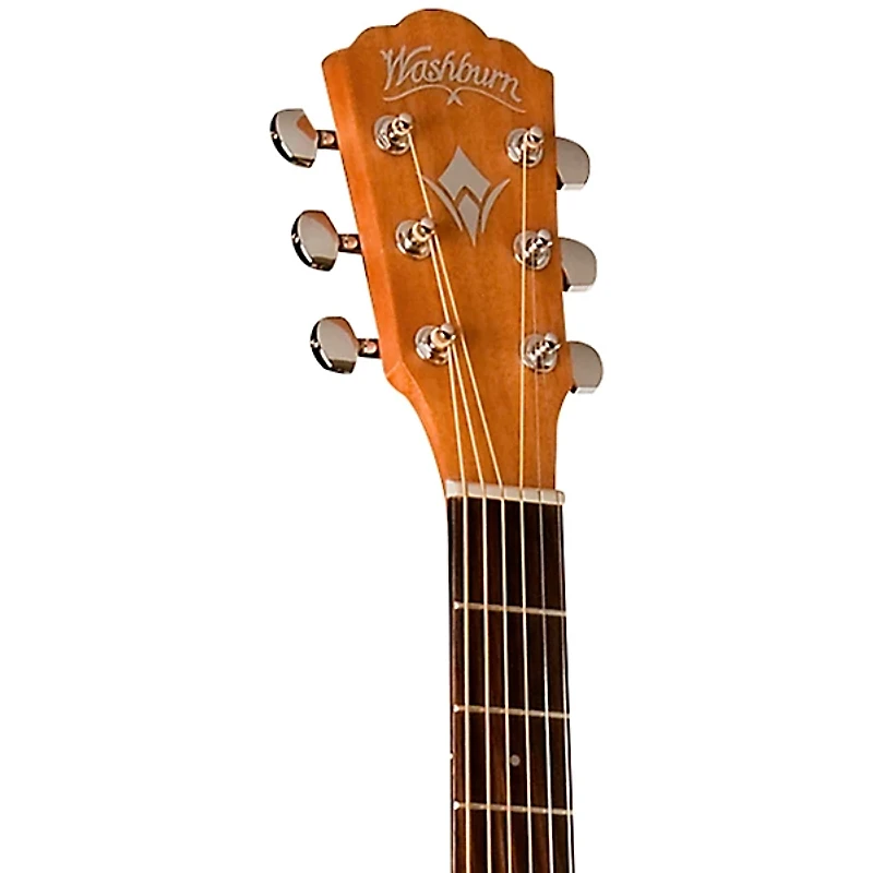 Washburn D7S Harvest Dreadnought Acoustic Guitar Natural