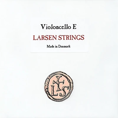 Larsen Strings Original Cello E String 4/4 Size, Medium Aluminum, Ball End