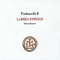 Larsen Strings Original Cello E String 4/4 Size, Medium Aluminum, Ball End