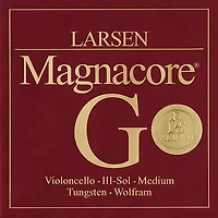 Larsen Strings Magnacore Arioso Cello G String 4/4 Size, Medium Tungsten, Ball End