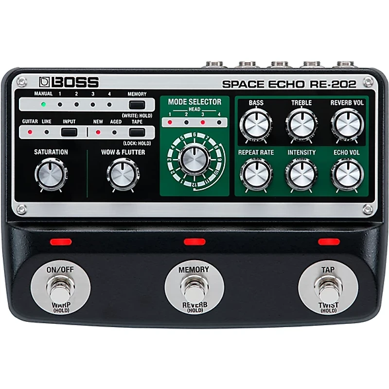 BOSS RE-202 Space Echo Effects Pedal Black