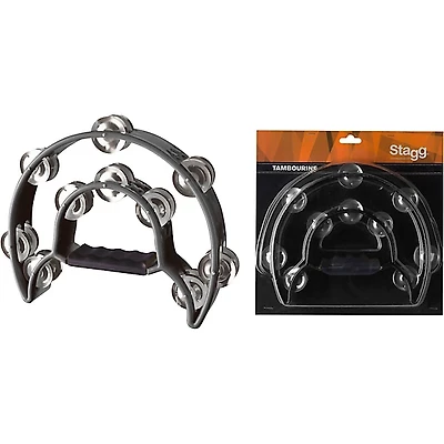 Stagg Cutaway Tambourine With 20 Jingles