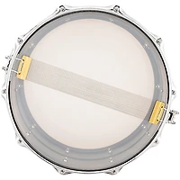 Ludwig Universal Series Black Brass Snare Drum With Chrome Hardware