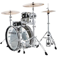 Ludwig Vistalite 50th Anniversary Fab 3-Piece Shell Pack With 22" Bass Drum