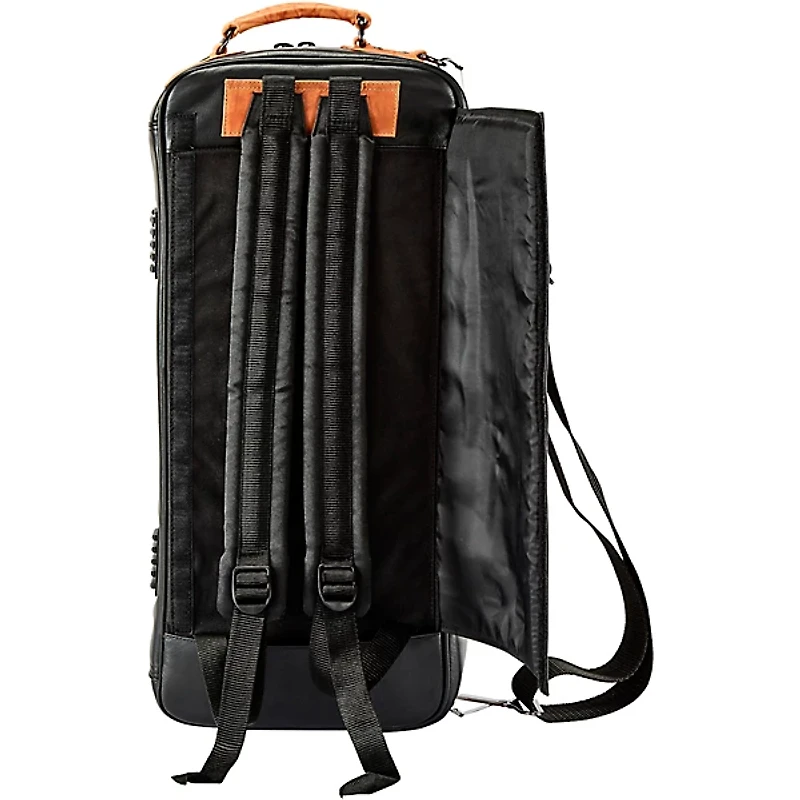 Gard 4-ECLK Elite Series Black Leather Compact Double Trumpet Gig Bag