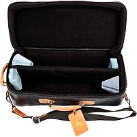 Gard 4-ECLK Elite Series Black Leather Compact Double Trumpet Gig Bag
