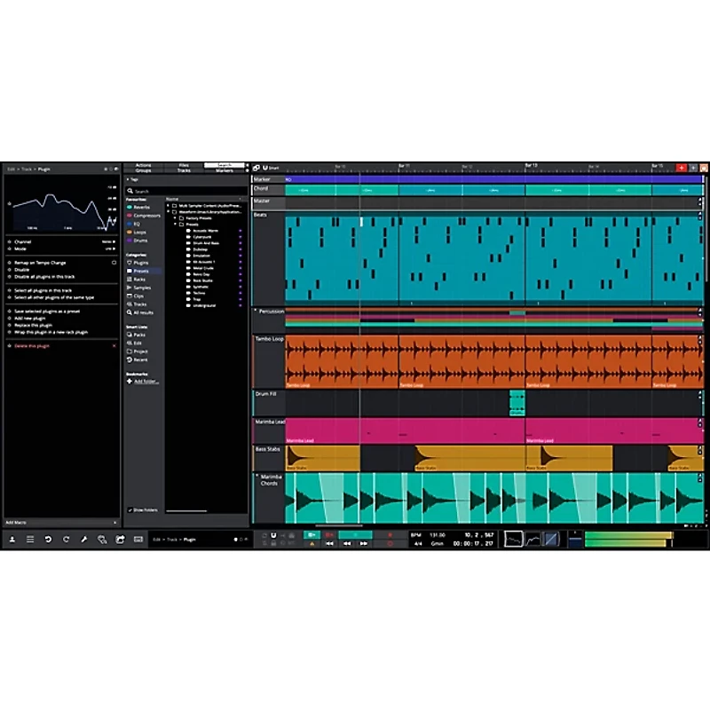 Tracktion Waveform Pro 12 + Studio Content Software Bundle - Upgrade from Waveform Pro 11
