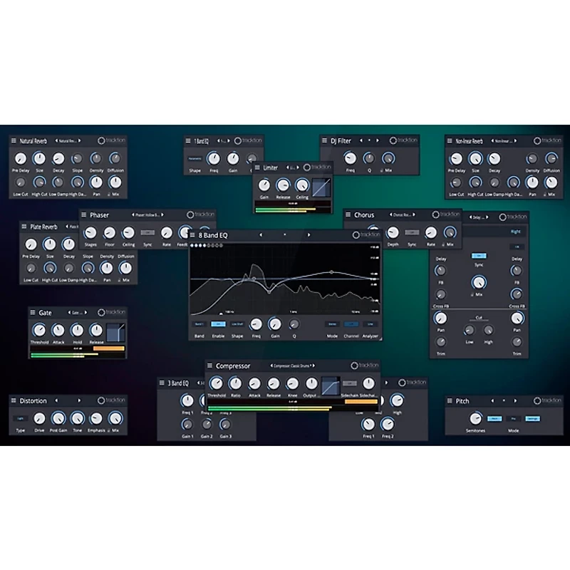 Tracktion Waveform Pro 12 + Recommended Content Software Bundle