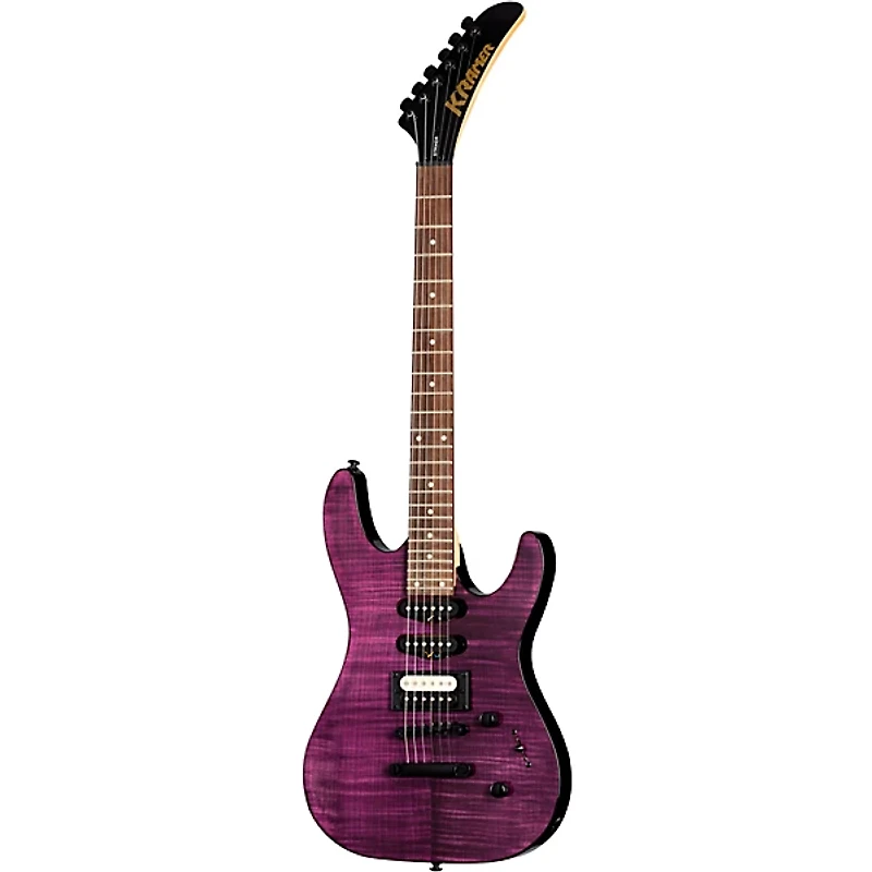 Kramer Striker Figured HSS Electric Guitar Transparent Purple