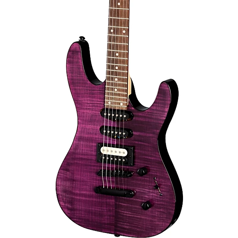 Kramer Striker Figured HSS Electric Guitar Transparent Purple