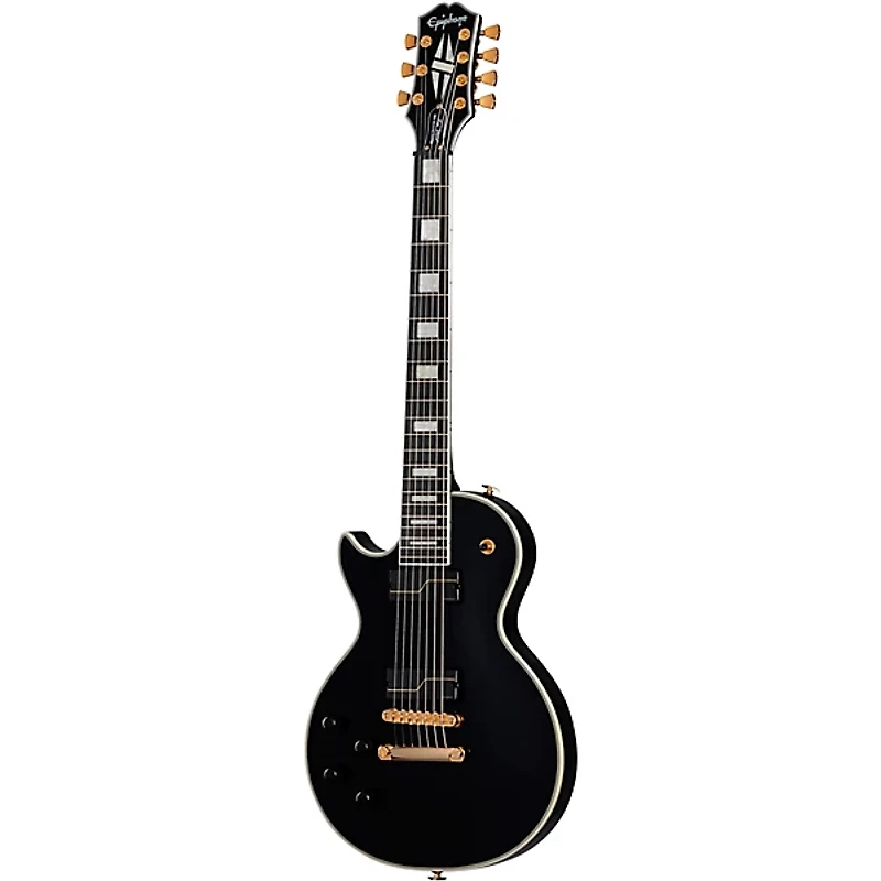 Epiphone Matt Heafy Les Paul Custom Origins 7-String Left-Handed Electric Guitar Ebony