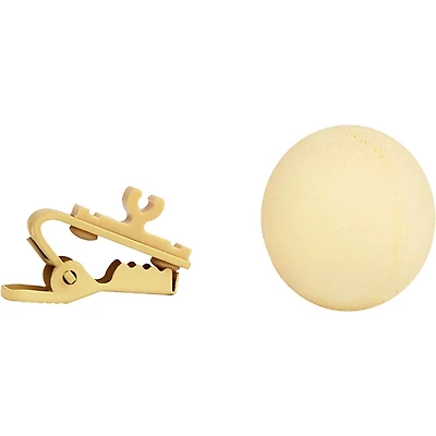 Shure RK304T Tan Foam Windscreens and Tie Clip for SM93, WL93, WL93T (Contains Two of Each)