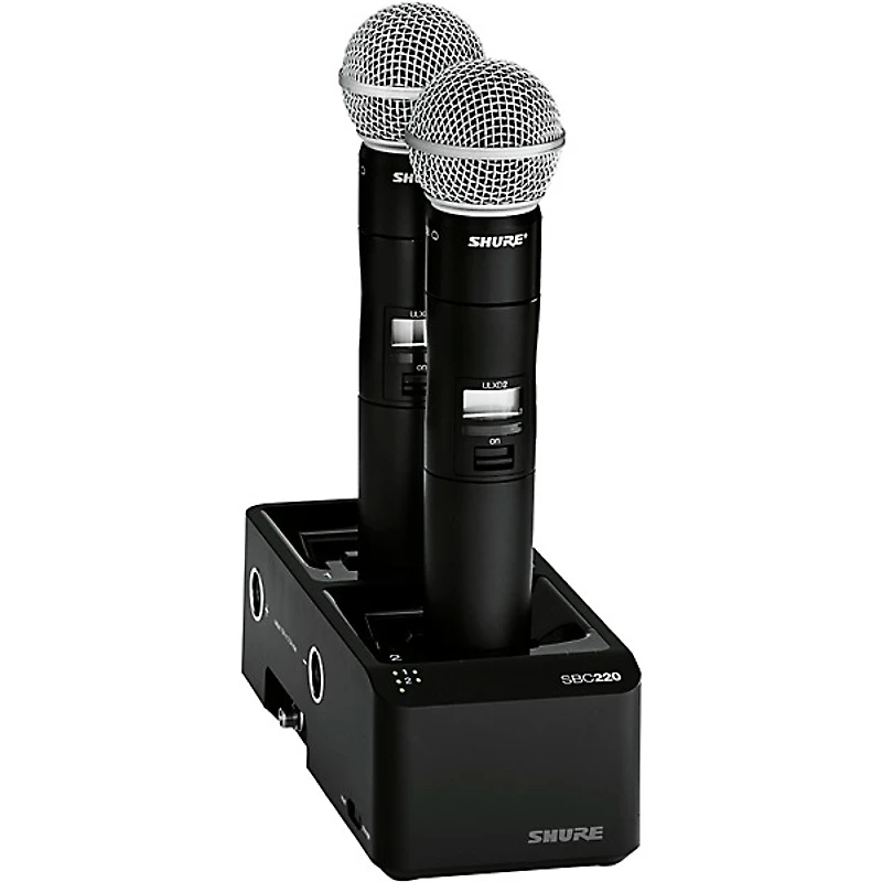 Shure SBC220 2-Bay Networked Docking Station