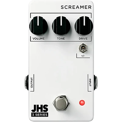JHS Pedals 3 Series Screamer Effects Pedal White