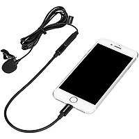 Saramonic LavMicro U1A Omnidirectional Clip-On Lavalier Microphone with Lightning Connector for iOS Devices