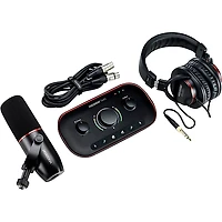 Focusrite Vocaster Two Studio Ultimate Podcasting Bundle for Content Creation