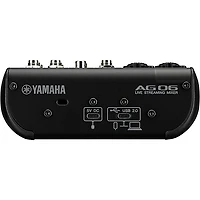 Yamaha AG06MK2 6-Channel Mixer/USB Interface for IOS/Mac/PC, Black