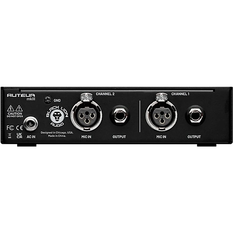 Black Lion Audio Auteur MKIII 2-Channel Transformer-Coupled Microphone Preamp